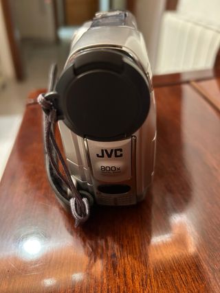 Videocámara JVC con bolso e instrucciones