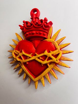 Decorazione Sacro Cuore Artigianale