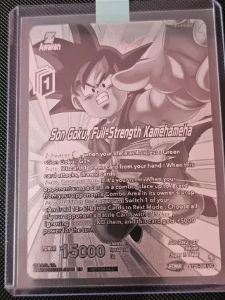 Carta Dragon Ball Son Goku Silver Foil