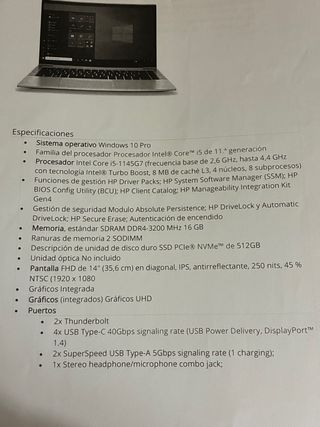 Portátil HP Elitebook 840 G8