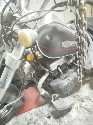 Moto Cruiser Negra/Gris Manual