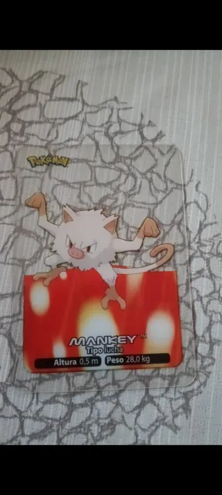 18 Cartas Pokémon 2005 (preguntar por nombres)