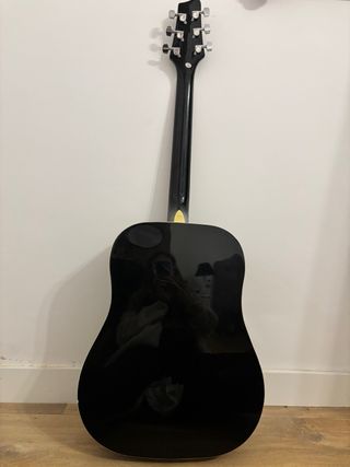 Guitarra Acústica Negra