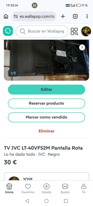 Placa de alimentación TV JVC LT-40VF52M