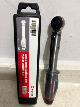 Llave dinamométrica Würth 1/4 4-20 Nm