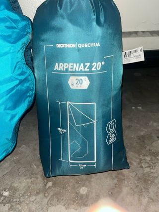 Tienda campaña Quechua  + saco de dormir