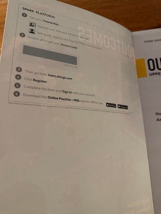 Outcomes Upper-Intermediate with the Spark plat...