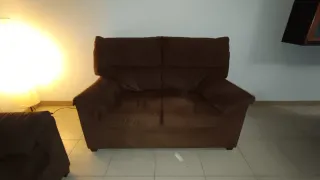 REGALO Sofá 2 y 3 plazas marrón