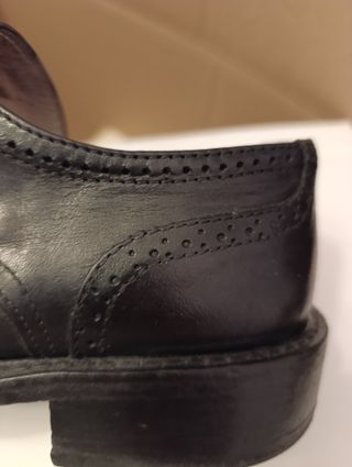 Zapatos de piel negros para hombre