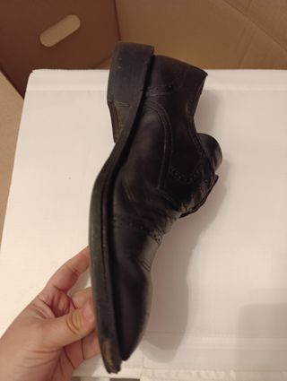 Zapatos de piel negros para hombre