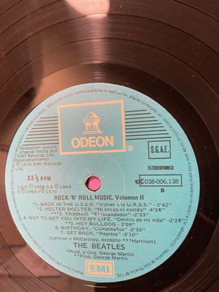 THE BEATLES - Rock 'n' Roll Music Vol. 2. Lp.NM/VG