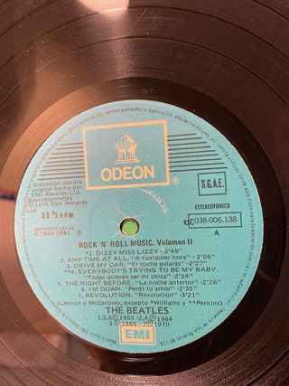 THE BEATLES - Rock 'n' Roll Music Vol. 2. Lp.NM/VG