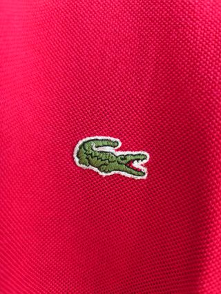 Polo Lacoste Color Rojo Talla S.