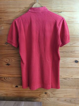 Polo Lacoste Color Rojo Talla S.