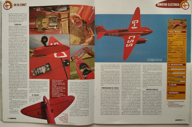 Aeromodelismo Motovelero Super Dimona escala 1/2,8