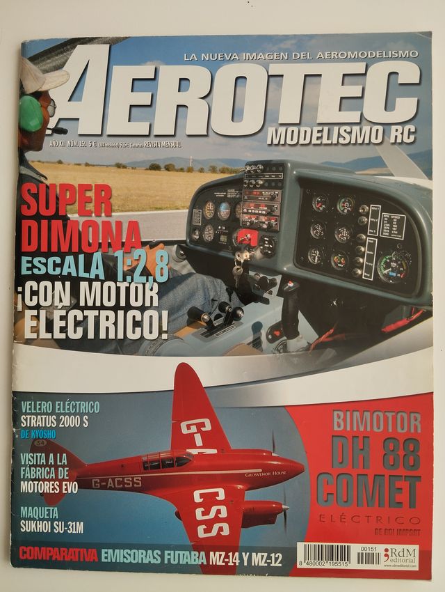 Aeromodelismo Motovelero Super Dimona escala 1/2,8