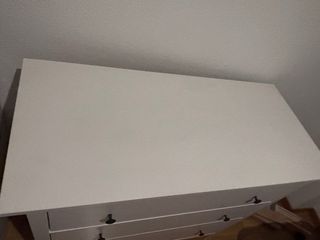 Cómoda 3 cajones Ikea HEMNES blanca