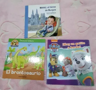 Muñeca con vestidos y libros