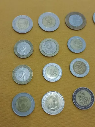 Colección de monedas de varios países
