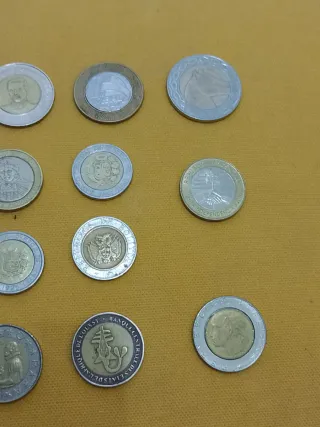 Colección de monedas de varios países