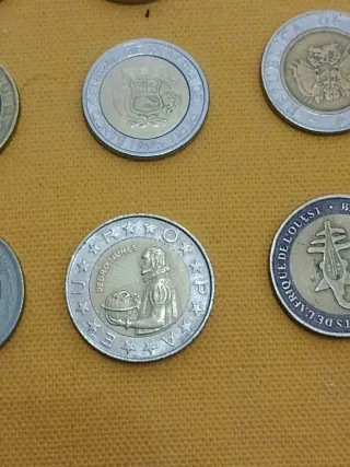 Colección de monedas de varios países