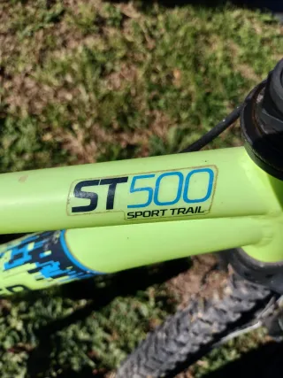 Bicicleta infantil Rockrider verde