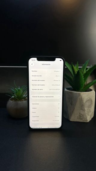 iPhone 12 128GB • 100% Batería • Impoluto • Negro