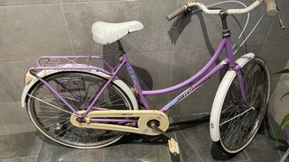 Bicicleta Morada Clásica