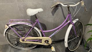 Bicicleta Morada Clásica
