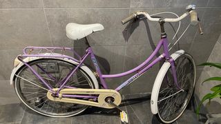 Bicicleta Morada Clásica