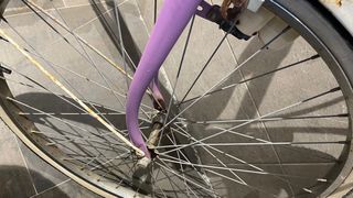 Bicicleta Morada Clásica