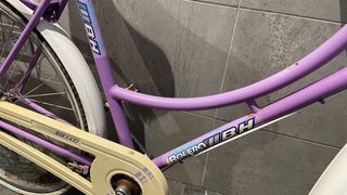 Bicicleta Morada Clásica