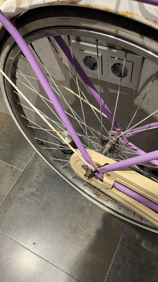 Bicicleta Morada Clásica