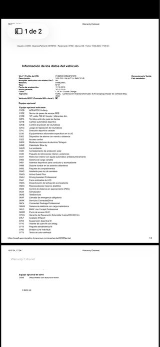 BMW 320I G20 2019 M-SPORT