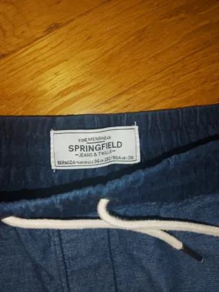 Pantalón corto Springfield azul