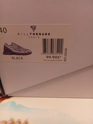 Zapatillas Bill Tornade grises y negras‼️