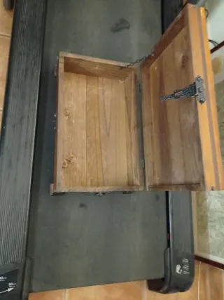 Baúl retro de madera