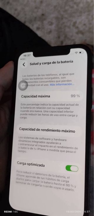 iPhone 12 Negro 128 GB con cargador