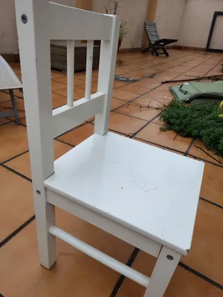 3 Sillas Blanca Niños, Ikea