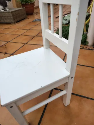 3 Sillas Blanca Niños, Ikea