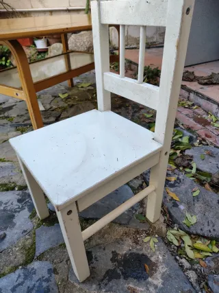 3 Sillas Blanca Niños, Ikea