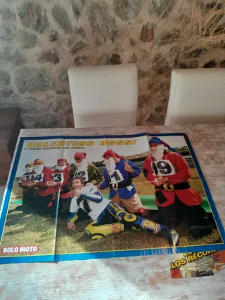 Revista Sólo moto+poster gigante Valentino Rossi