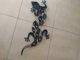 Salamandra Decorativa Metal