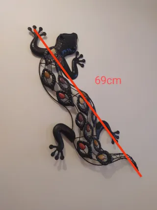 Salamandra Decorativa Metal