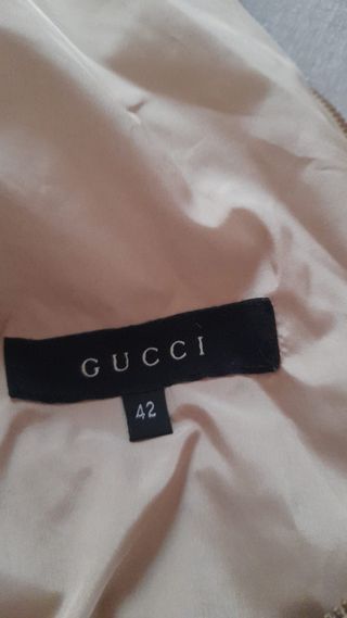 GIUBBINO DONNA IN POLIESTERE BRAND GUCCI COL. BEIG