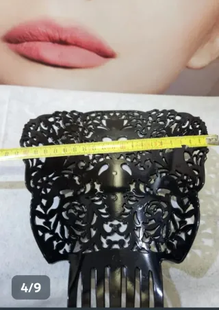 Mantilla Madrina 220x100cm + Peineta Negra