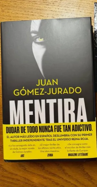 Libro Mentira Juan Gómez Jurado