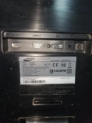 Monitor Samsung 28 4K TN Negro/Plata