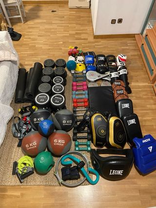 “Material gimnasio profesional – discos olímpicos,