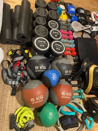 “Material gimnasio profesional – discos olímpicos,